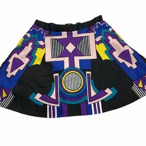 MSGM Geometric Circle A Line Skirt Size 12 Girls